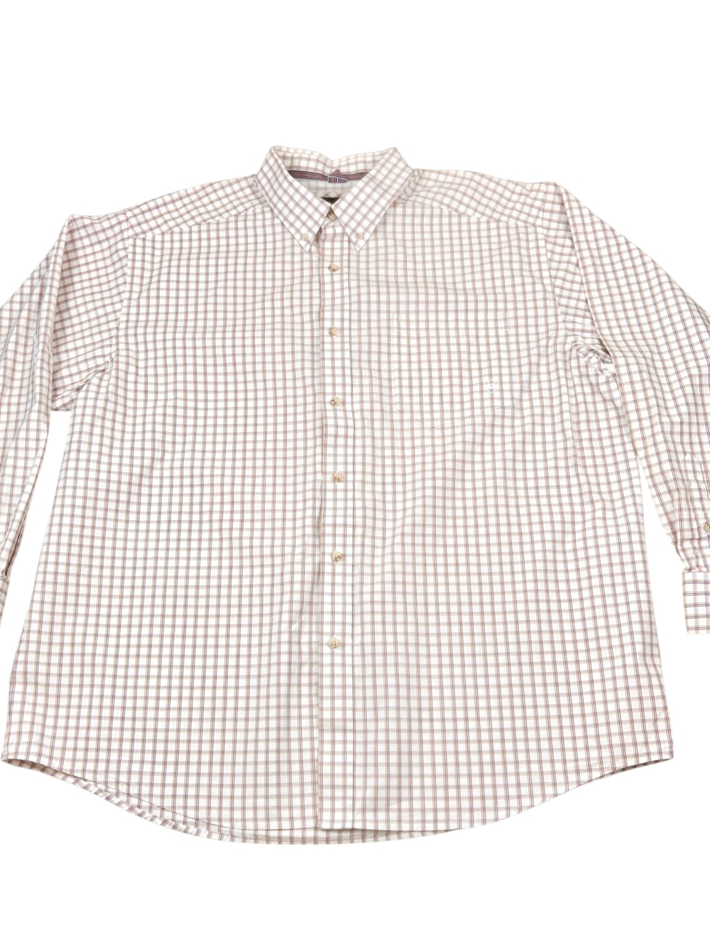 Ariat Mens Pro Series XXL Long Sleeve Plaid Western Button Down Breathable Mesh